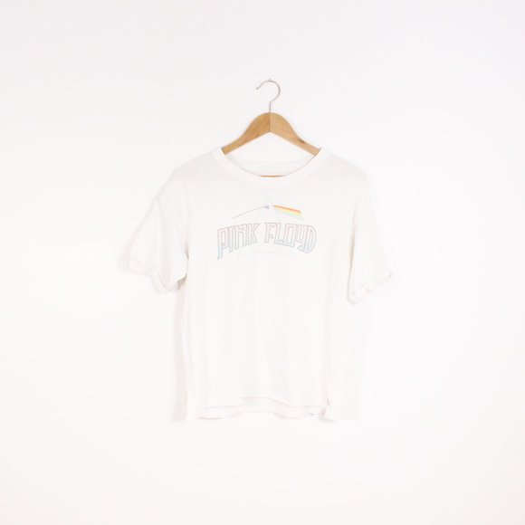 American Eagle Outfitters Pink Floyd Graphic T Cropped T Shirt - Picture 1 of 3